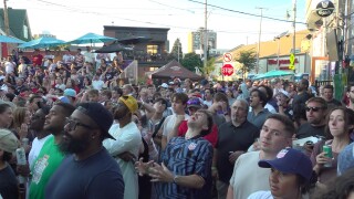 World Cup soccer fans at Nomad