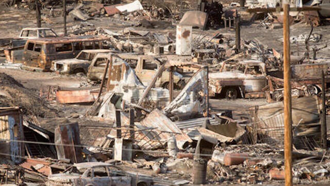 California wildfire burns 96 homes