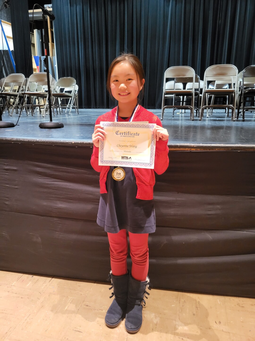 2023 Missoula County Spelling Bee Winner Cheyenne Wang