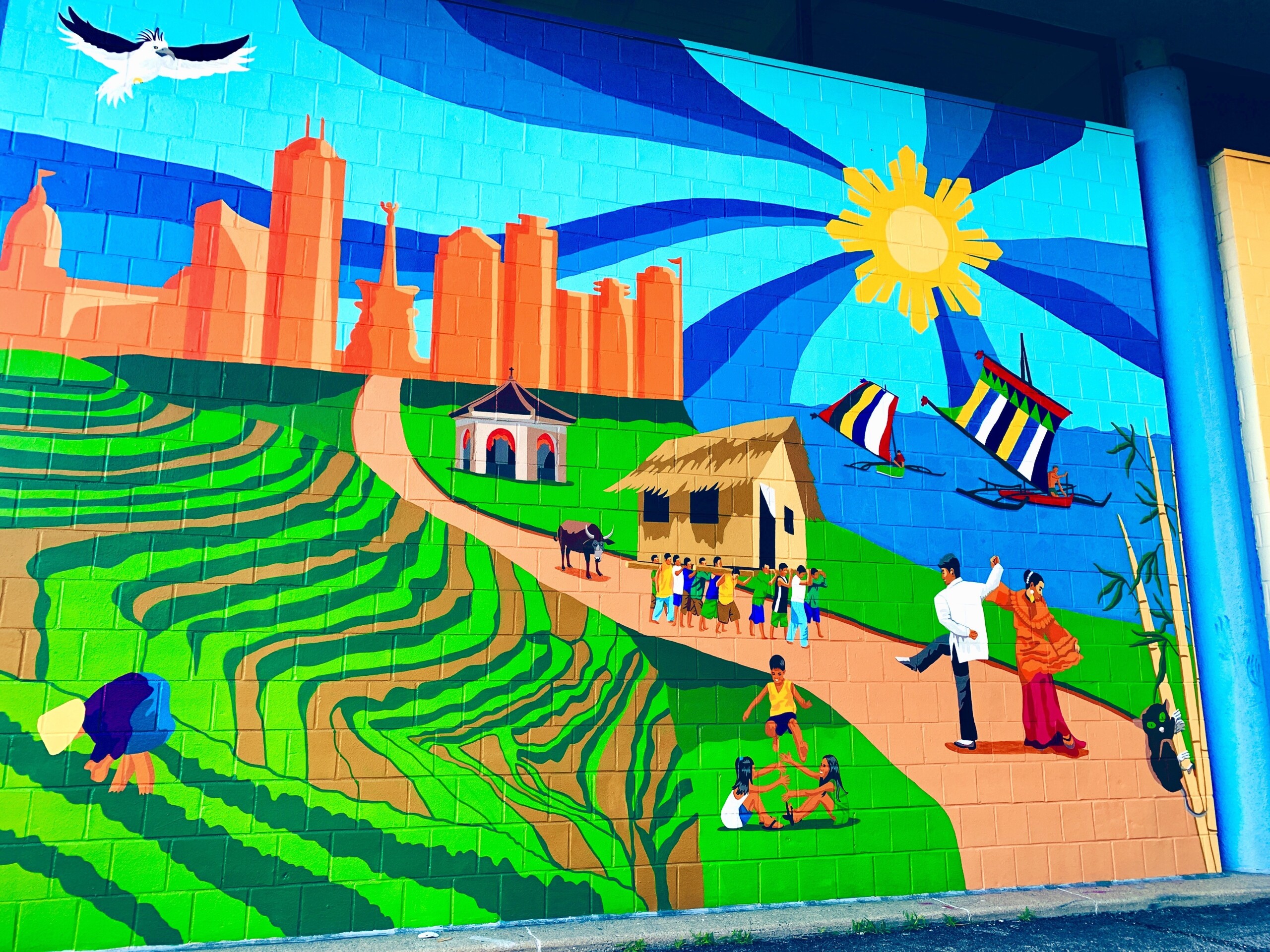 New south side mural celebrates Filipino culture
