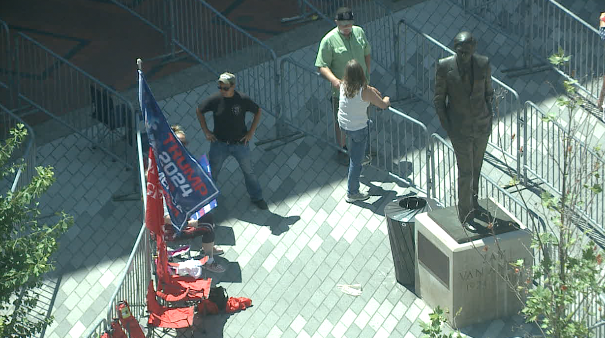 prep for trump visit