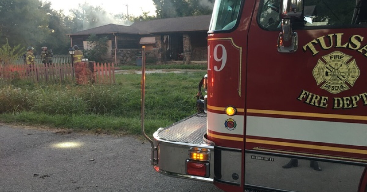 Tulsa house damaged by fire Monday morning