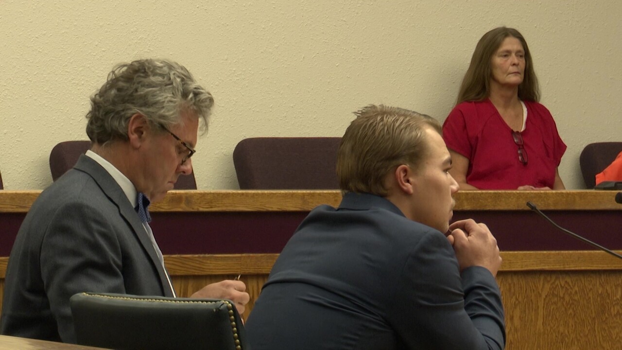 Kaleb Elijah Fleck in court (July 6, 2023)