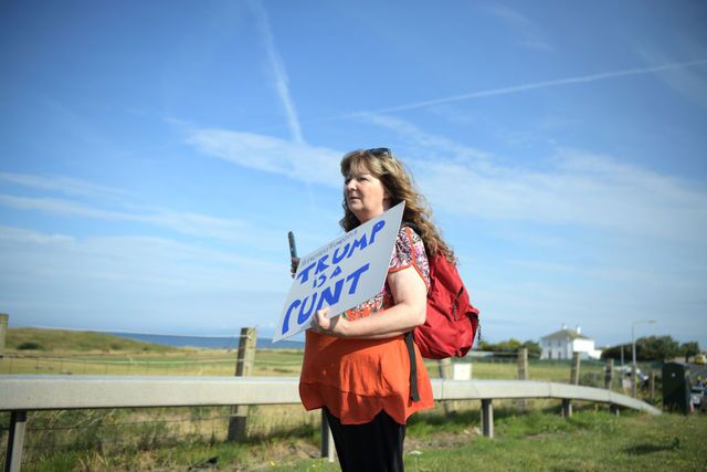 Photos: Scotland protests President Donald Trump's visit