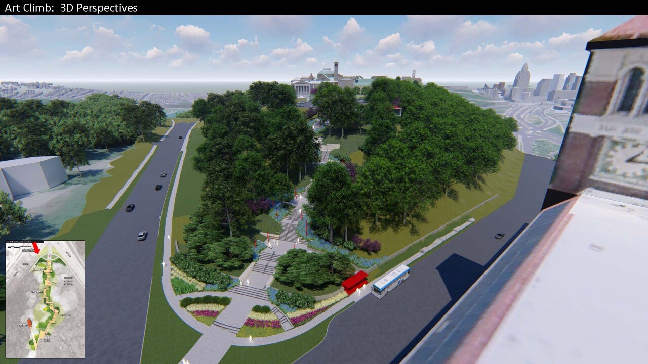 Cincinnati Art Museum S New Art Climb To Help Connect It To Neighborhood