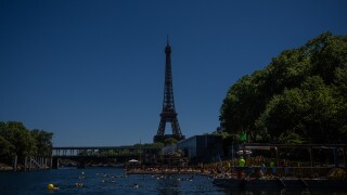 France Seine Swimming