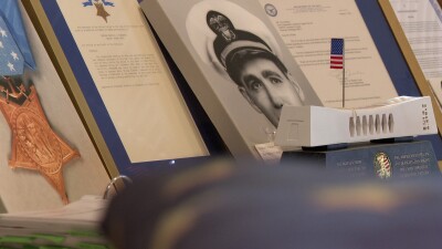 Francis Flaherty exhibit at Eaton County Courthouse Museum in downtown Charlotte