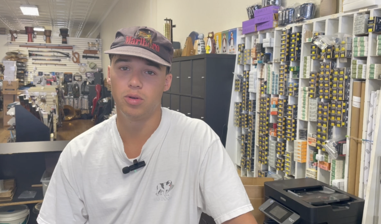 Local resident Colton Eiler