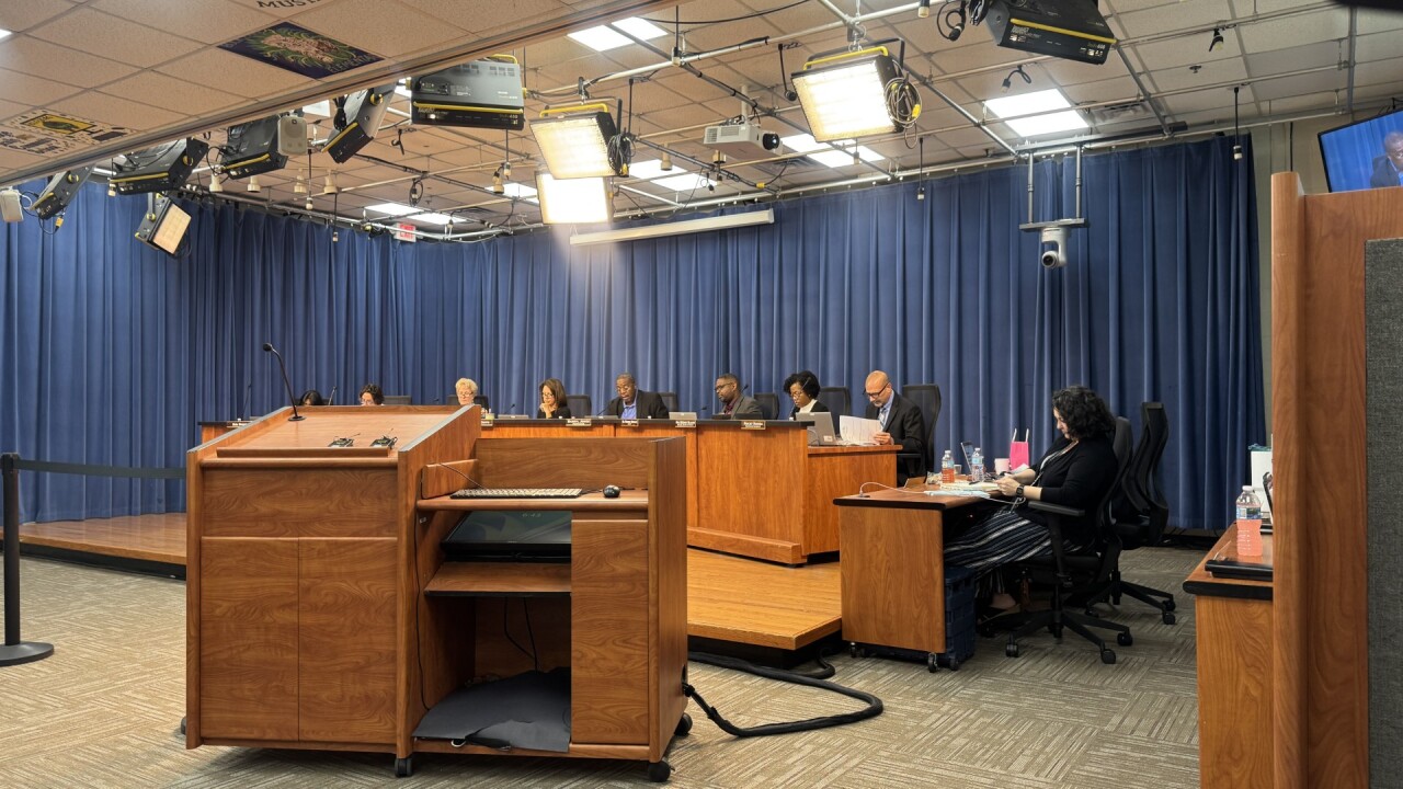Leon County School Board discusses budget cuts in a March meeting