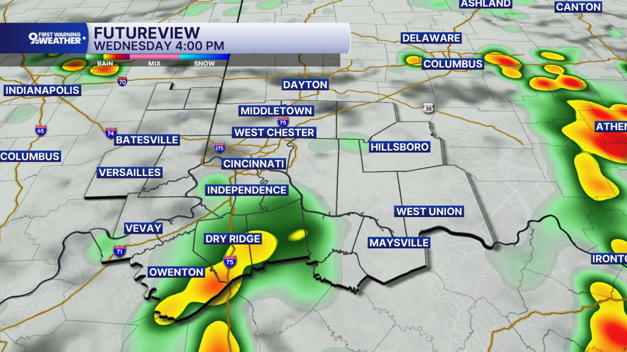 Wednesday storms