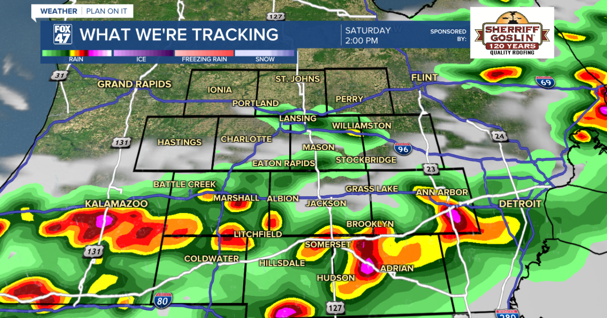 Brief smoke relief overnight with a couple of rounds of storms into Saturday