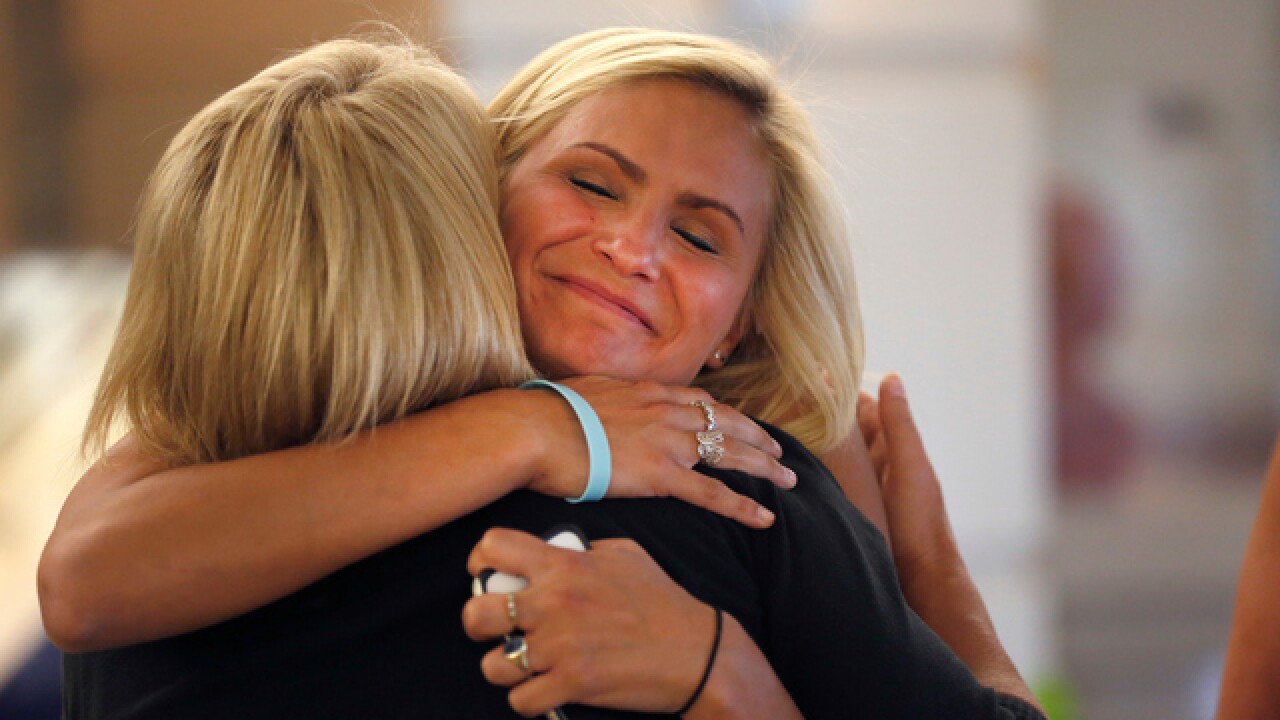 Stage collapse victims return to IU Health