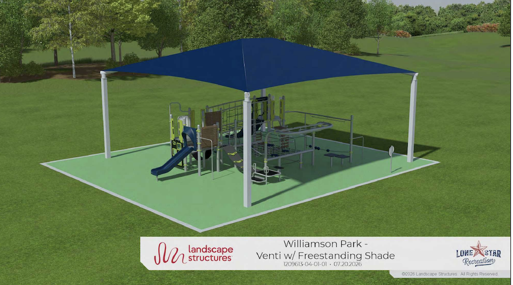 Bryan to replace aging Williamson Park playground with new equipment and full shade coverage