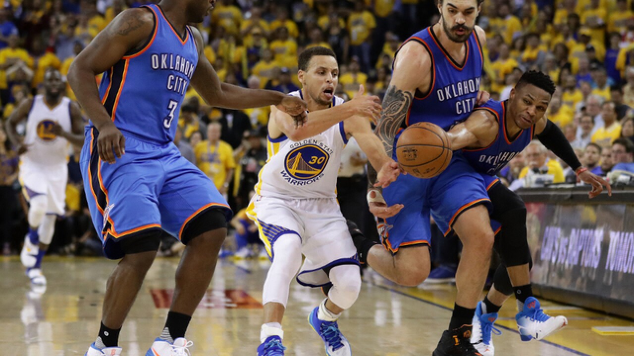 Thunder takes Warriors in Western Conf. Finals