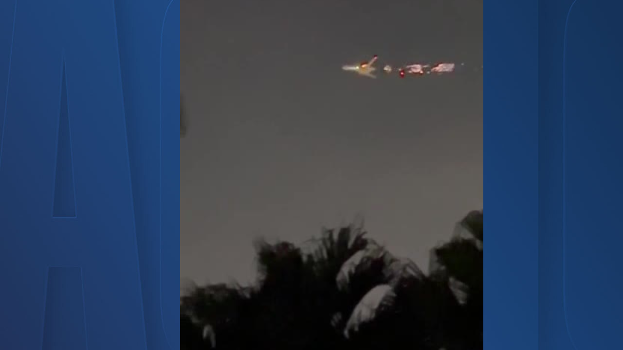 Boeing 747 cargo plane makes emergency landing shortly after takeoff at Miami airport