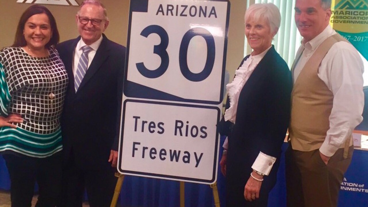 New proposed Valley freeway named 'Tres Rios'