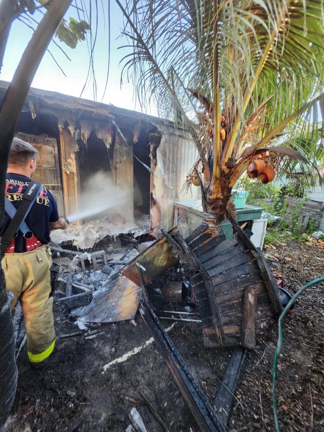 Firefighters at scene of mobile home fire in Hobe Sound, March 30, 2024.jpg