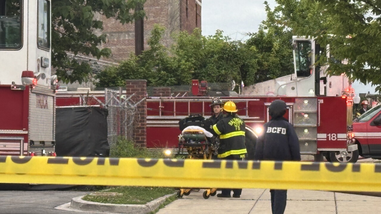 Fire In Baltimore Baltimore City Fire on the scene of major multi-story warehouse fire