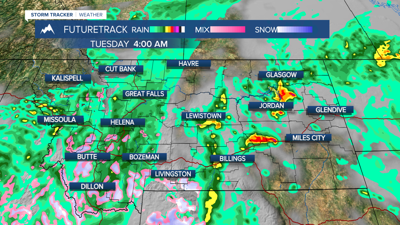 Tuesday morning rain