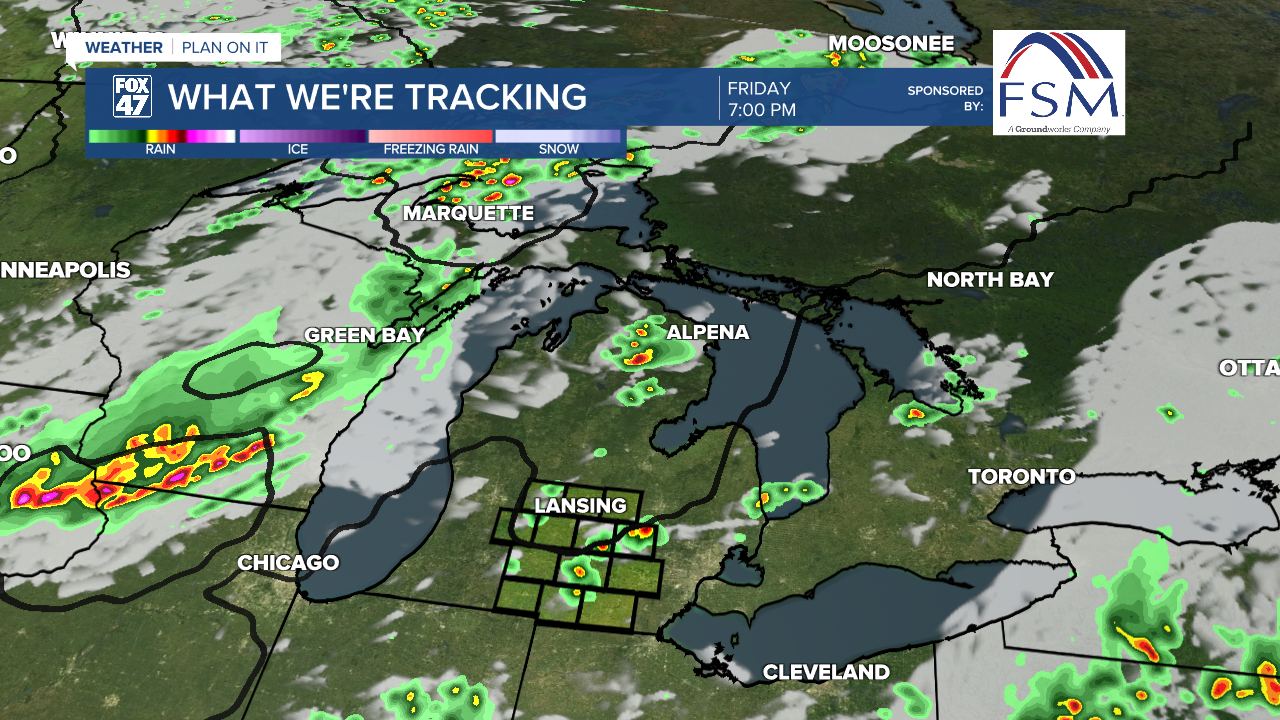 Isolated thunderstorms remain possible Friday with heavy rainfall rates and strong winds as main impacts