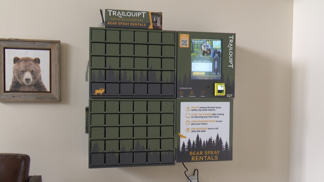 Kiosk offers rentable bear spray at three locations in southwest Montana