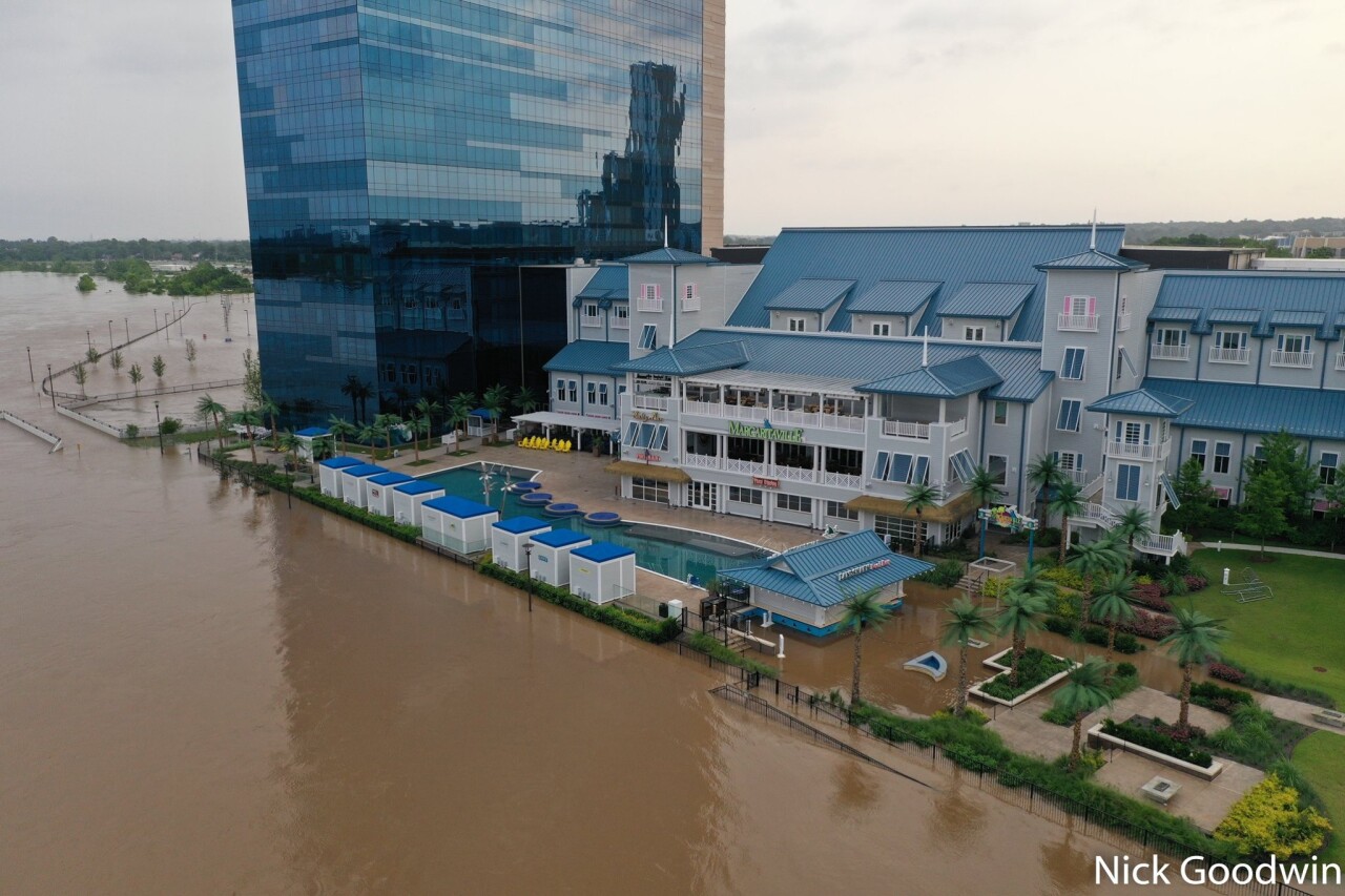 River Spirit Casino flooding