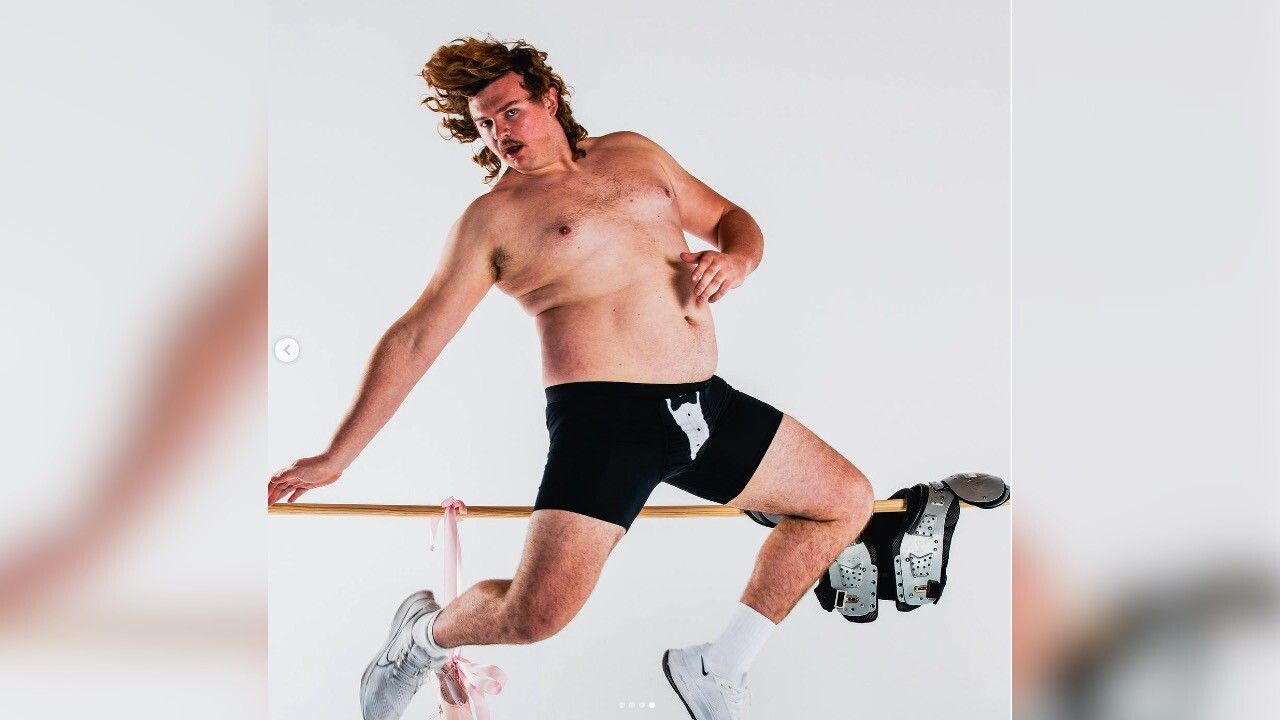 CU Boulder offensive lineman goes viral for underwear modeling gig