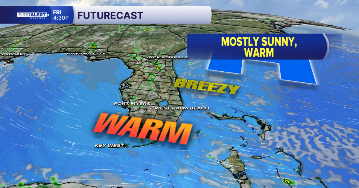 FORECAST: A warm weekend ahead, Few showers possible