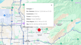 Outage leaves over 6,000 customers without power in downtown Salt Lake City