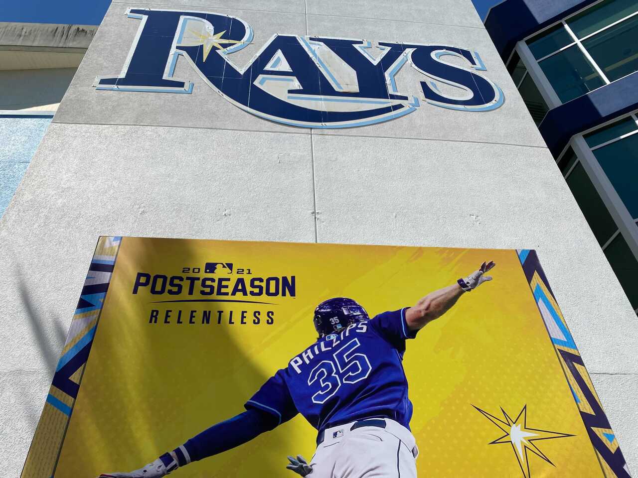 Tropicana Field on 10/4/2021 ahead of the MLB Playoffs