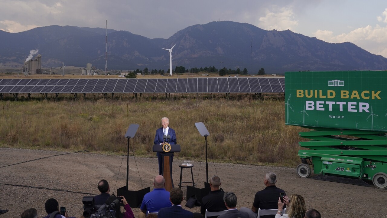 Biden calls for immediate action to slow climate change in visit to Colorado