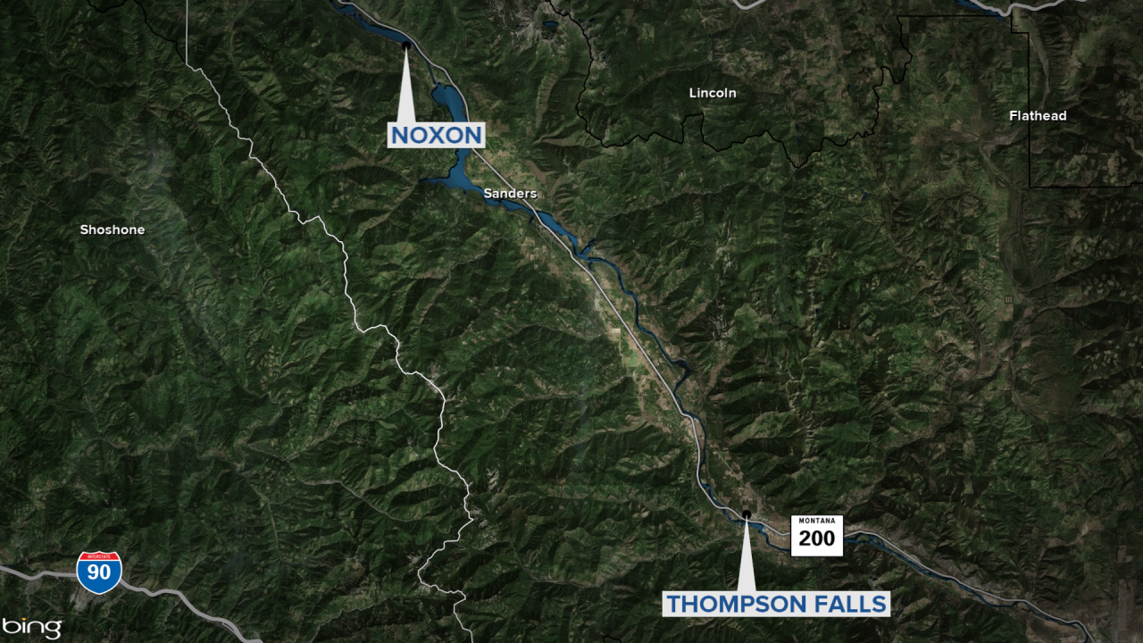 NOXON MISSING WOMAN MAP