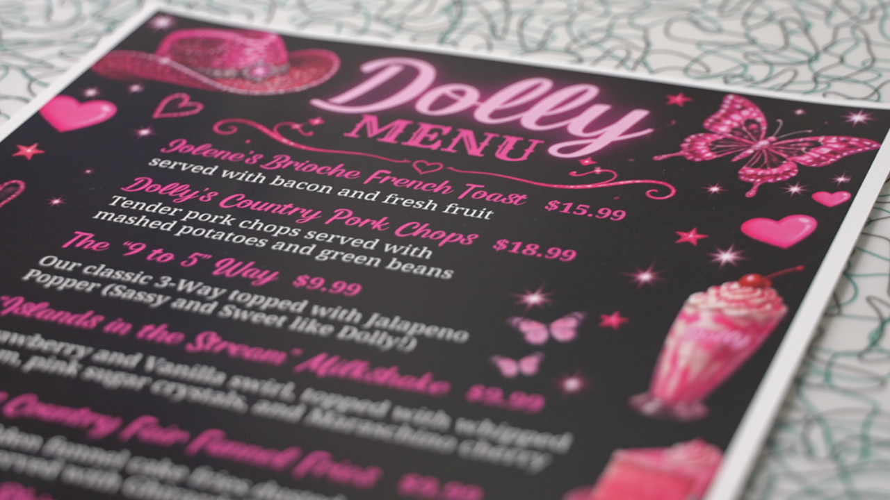 'Everyone loved Dolly' | Blue Ash Chili honors Dolly Parton with special menu and donation to local teacher