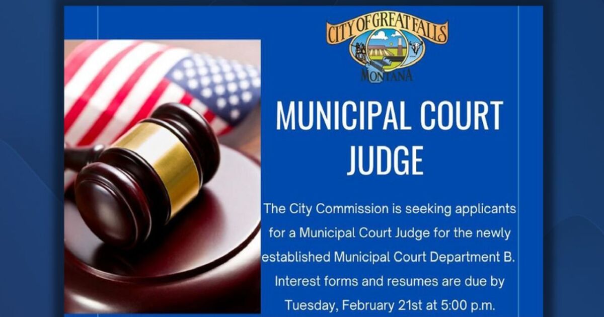 Applications being accepted for a Municipal Court Judge