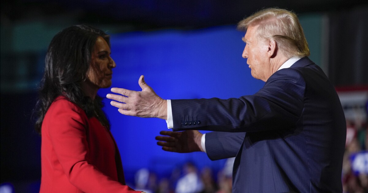 Gabbard backs Trump after intelligence official resigns over Iran war