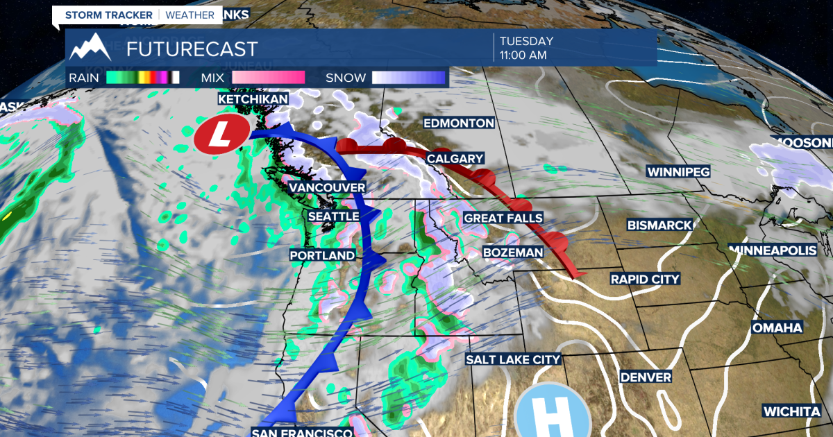 Next cold front arrives Tuesday evening
