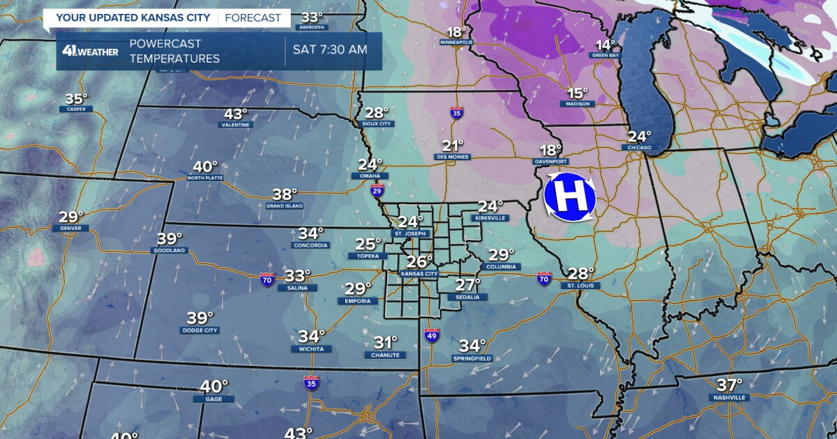 KSHB 41 Weather Blog | Freeze Friday night ahead of big warm up in ...