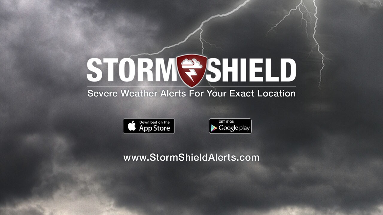 Get severe weather alerts with Storm Shield App