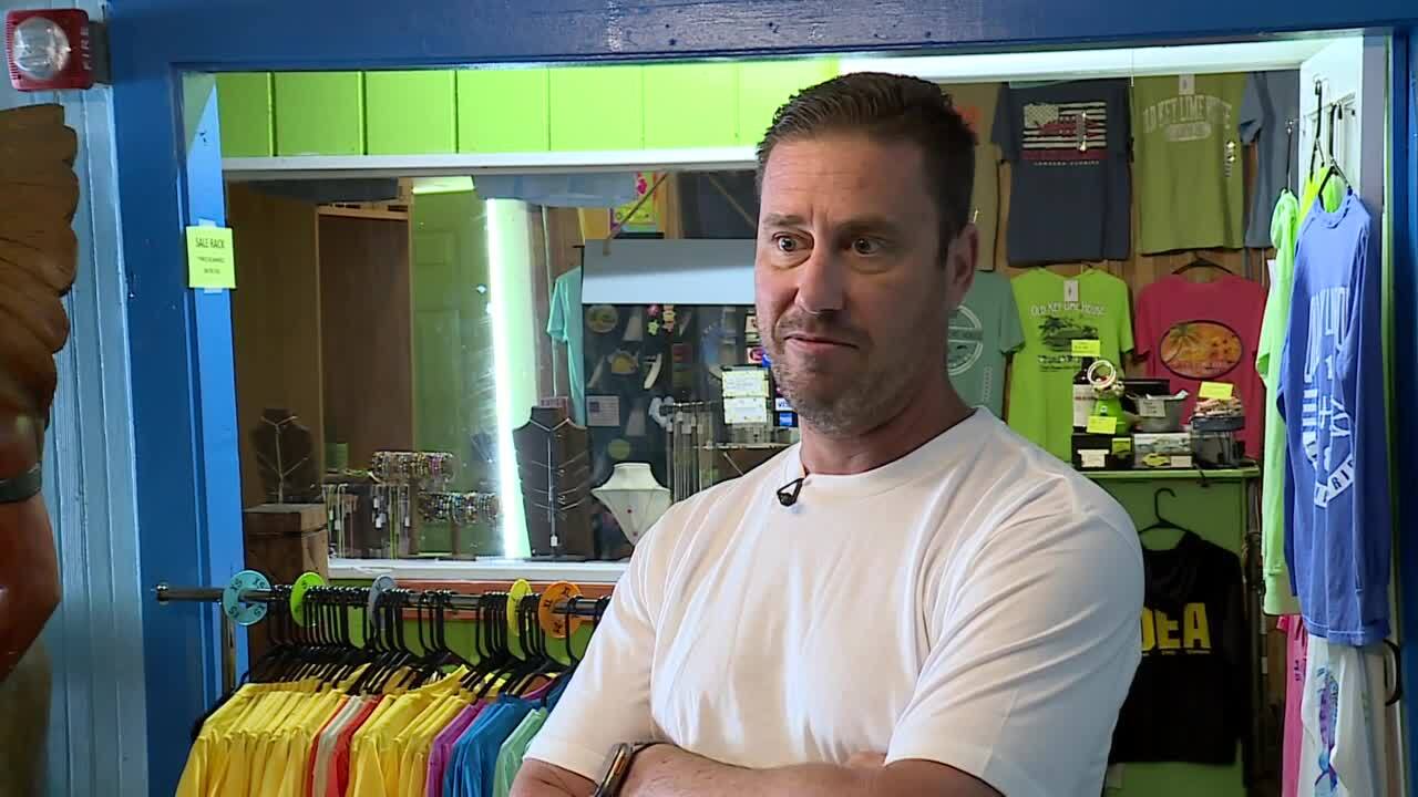Chris Cordero, owner of Old Key Lime House, talks about stolen sailboat