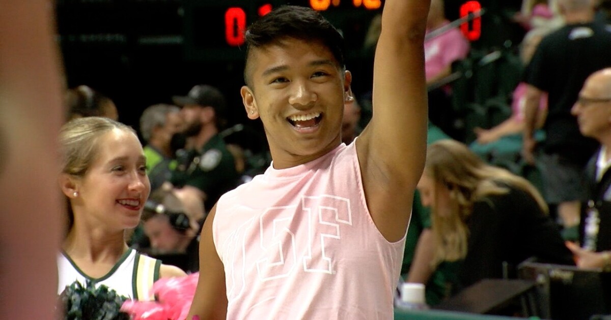 USF's Sean Agustin is breaking barriers to his own beat