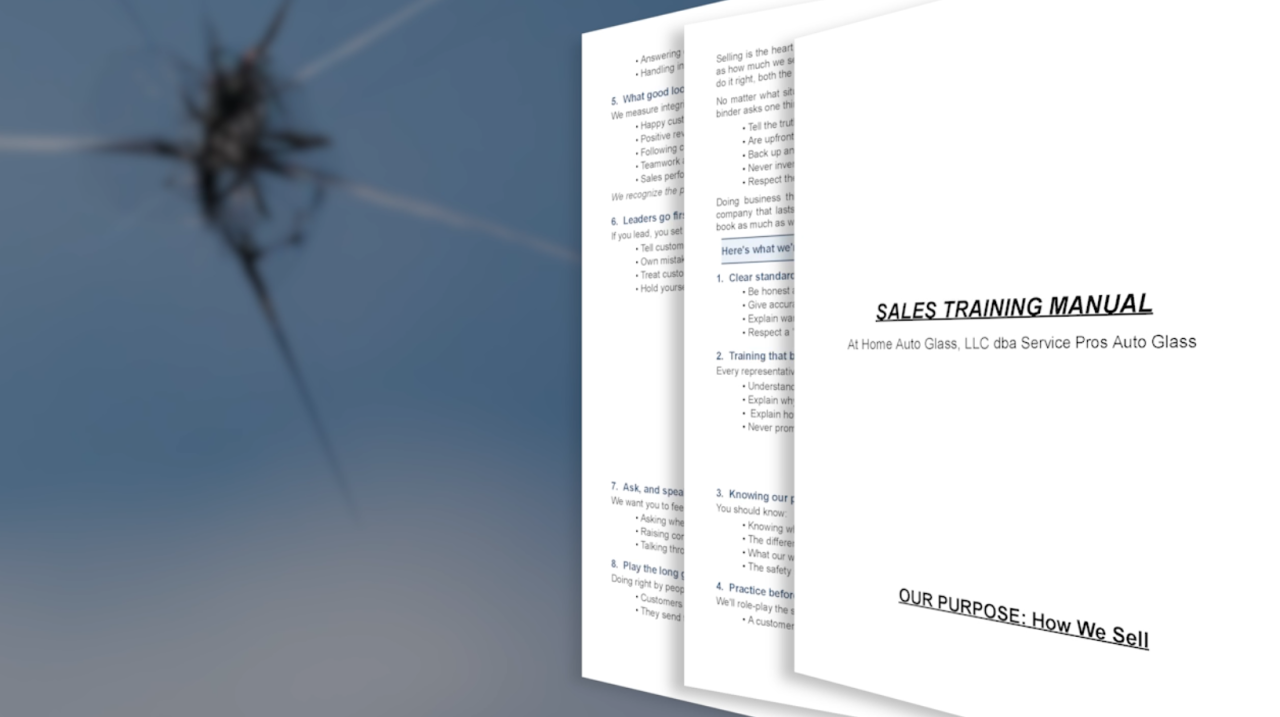 Revised sales manual 