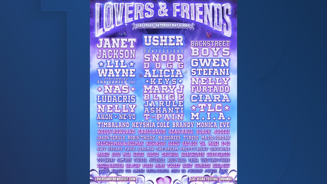 Lovers & Friends 2025 returns to Las Vegas valley for third year