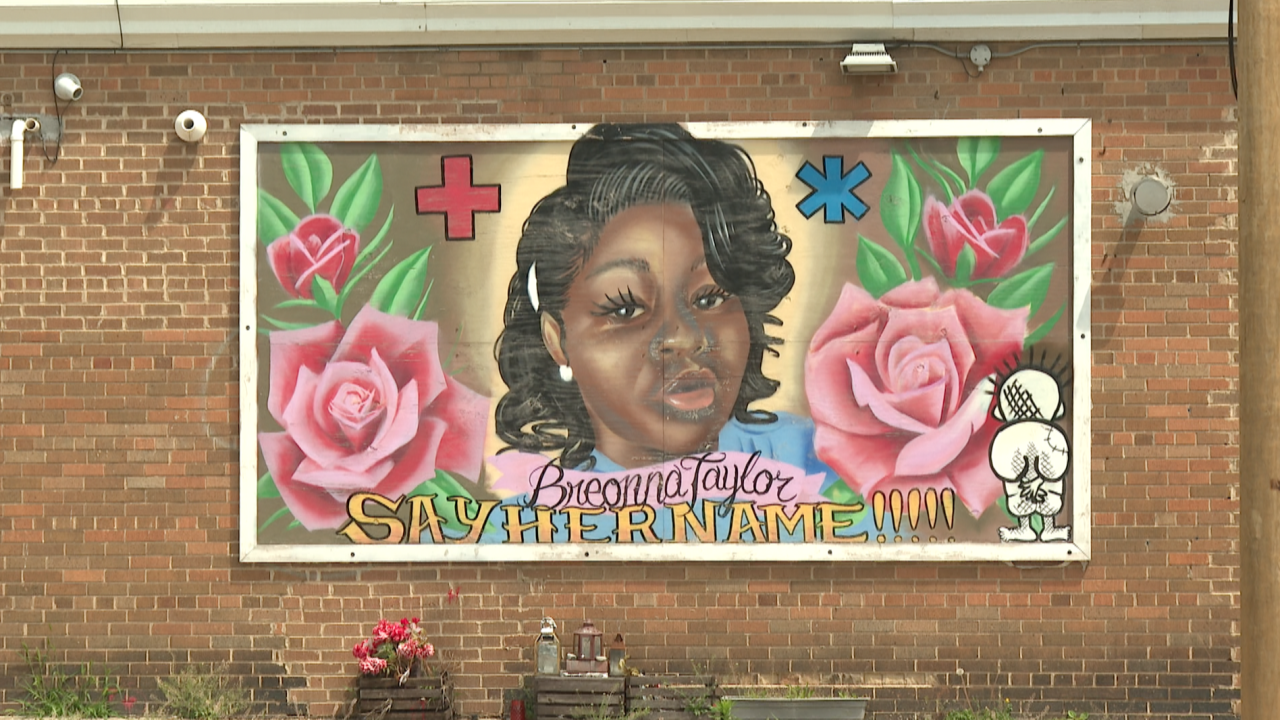 Breonna Taylor Mural on Holton and Locust