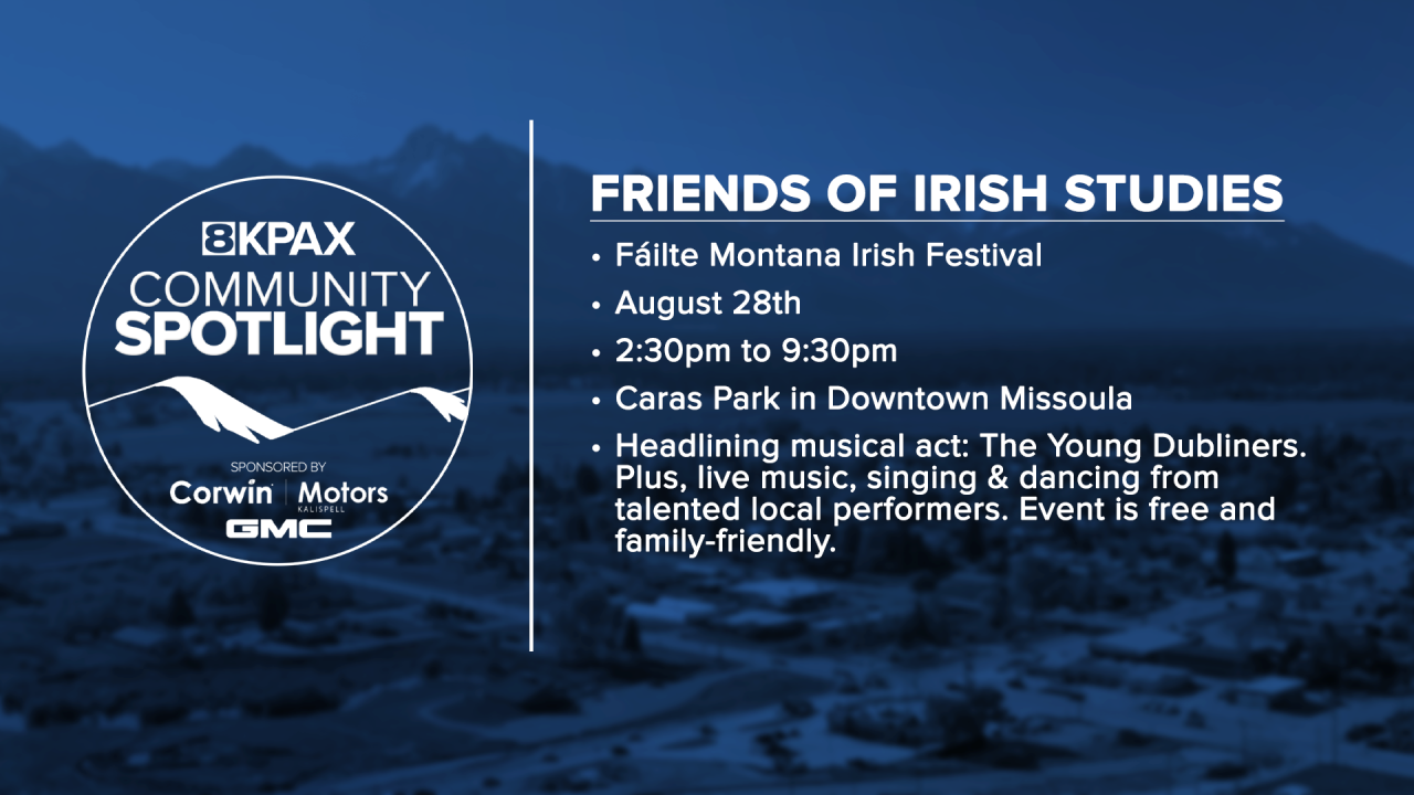 Community Spotlight Irish Studies Festival GFX
