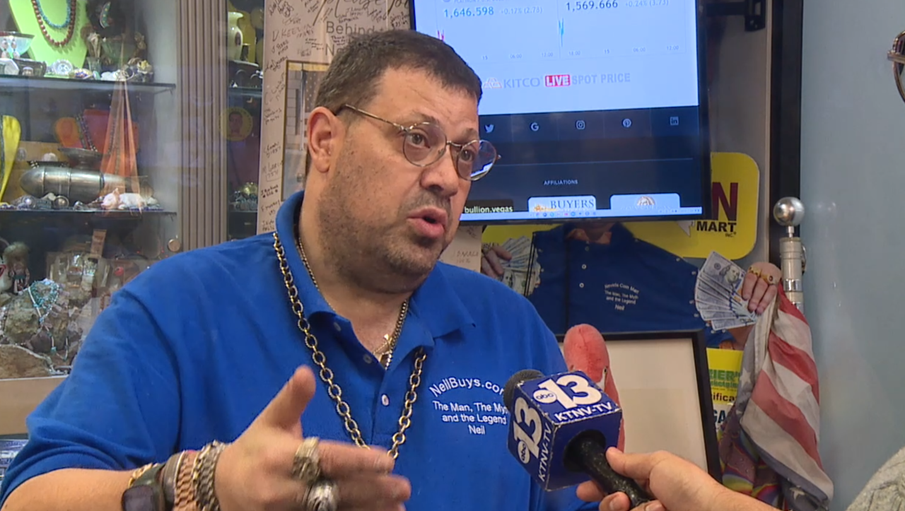 Las Vegas shop sees surge in business as prices of gold and silver rise
