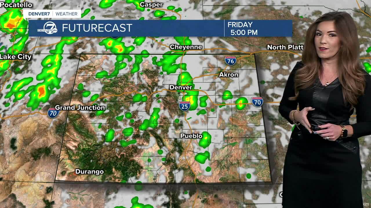 Lingering showers tonight; another round of storms in Denver Friday ...