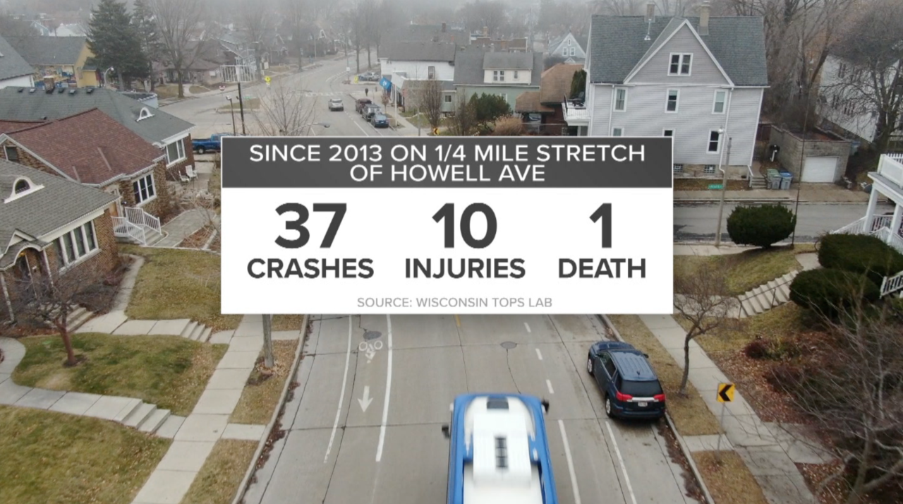 Howell Avenue Crashes since 2013