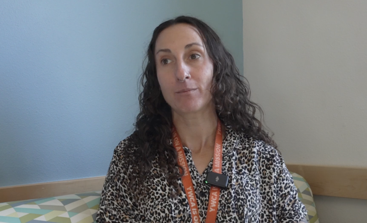 Becky Margolis is the communications manager for YWCA Missoula, which provides critical resources to people facing abuse.