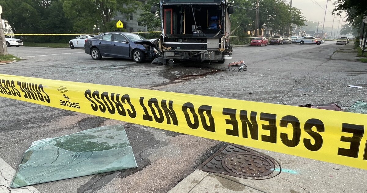 Woman dies from gunshot injuries after multi-car crash on west side