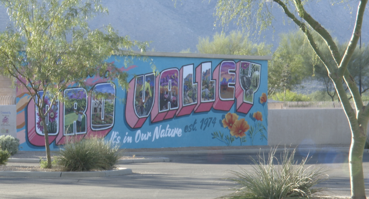 Welcome to Oro Valley mural 